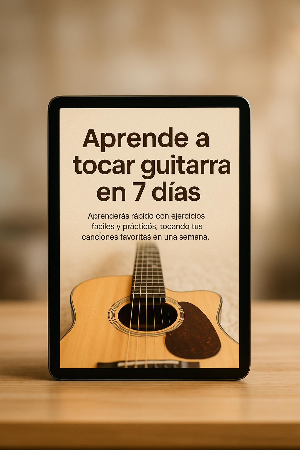 ¡Aprende a Tocar Guitarra en 7 días + 4 Bonus Complementarios de Regalo 🎁